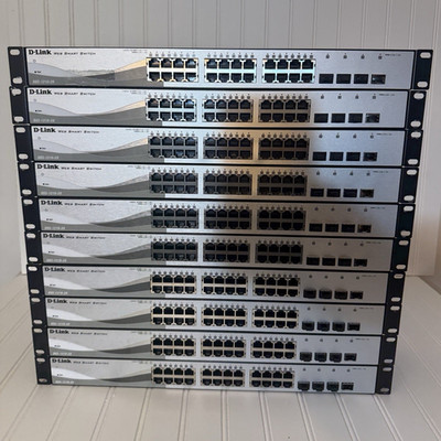 D-Link DGS-1210-28 24-Port Gigabit Web Smart 1U Rack-Mount Switch w/ SFP