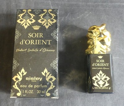 Sisley Soir d Orient Leerflasche   30 ml   Gold geschnitzter Korken   Sammler REF 6264