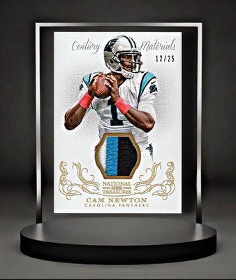 2013 Panini National Treasures Century Materials Cam Newton SP /25 Game Used