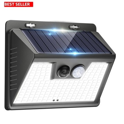 Waterproof Solar Lights with PIR Motion Sensor - Modern Outdoor Design