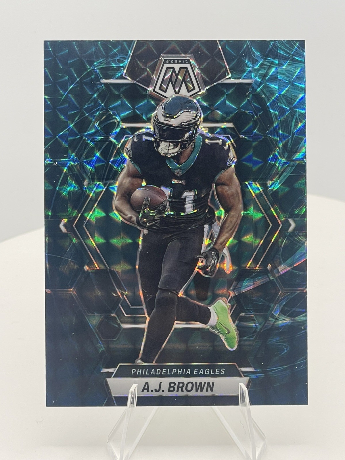 2023 Panini Mosaic A.J. Brown Genesis Mosaic Prizm #193