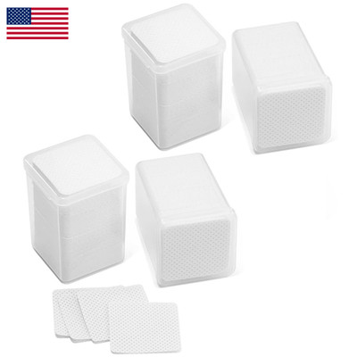 Annafris Eyelash Extension Glue Wipes 800Pcs Cotton Pads Non-Woven Lint-Free