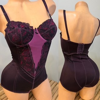 BODY SHAPER TODO EN UNO VINTAGE ALTA COMPRESIÓN con deshuesado y aros 36B