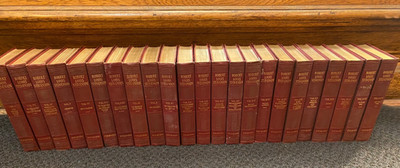 Robert Louis Stevenson Set Of 23 volumes Scribner s 1924 Antique Embossed HC