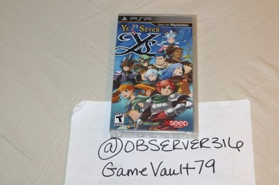 Ys Seven (Sony PSP, 2010) NEW SEALED