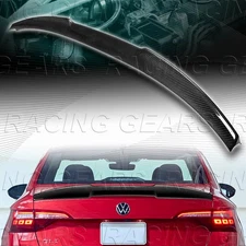M4-STYLE CARBON FIBER DUCKBILL TRUNK SPOILER WING FIT 19-24 VOLKWAGEN VW JETTA