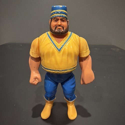 Vintage 1990 Hasbro WWF Akeem African Dream 5� Fig...