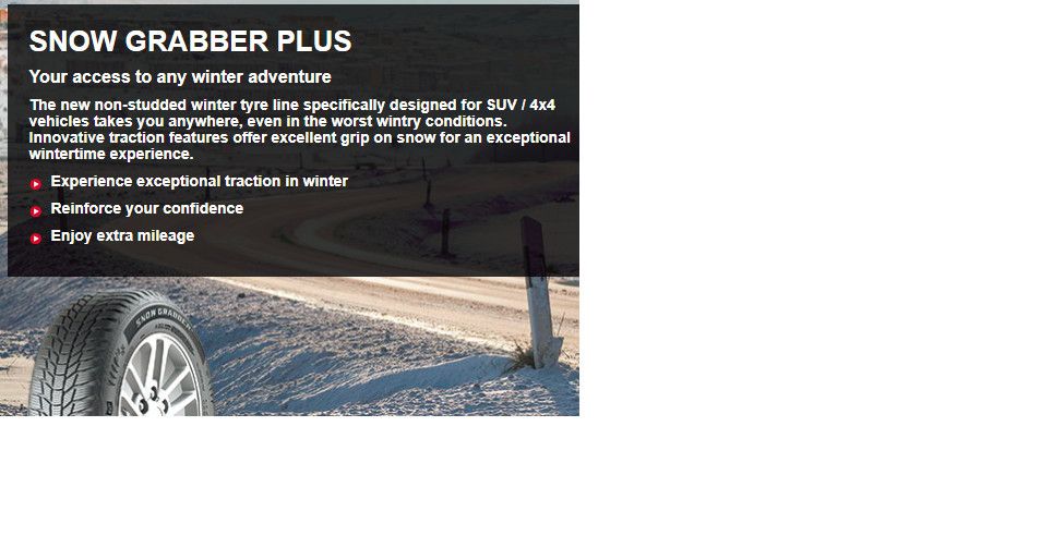 GENERAL TYRES SNOW GRABBER PLUS 225/60R18 104V Summer Tyre - EAN 4032344003610
