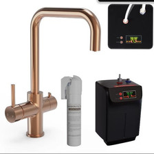 3 in 1 Instant Hot Water Tap with tank and filter - Copper Morden and Stylish