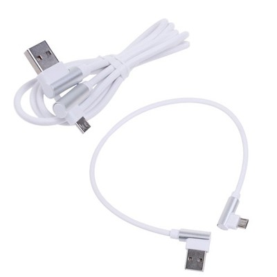 90 Degree Fast Charge Data Micro USB Cable for Android