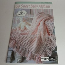 Leisure Arts So Sweet Baby Afghans Knit & Cro...