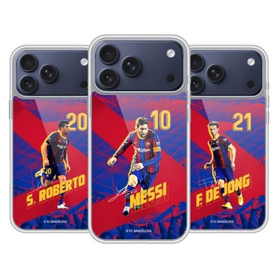 FC BARCELONA 2020/21 FIRST TEAM GROUP 1 SOFT GEL CASE FOR APPLE iPHONE PHONES