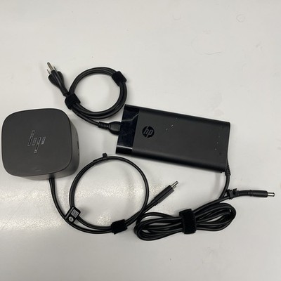 HP HSN-IX01 Thunderbolt Dock G2 with Combo Cable Docking Station 230W AC Adapter