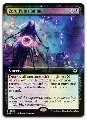 Zero Point Ballad (Extended Art) #335 (Foil) NM Edge of Eternities EOE Magic MTG