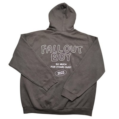 Fall Out Boy 2023 So Much For (Tour) Dust Hoodie Brown XL Gildan Heavy Blend