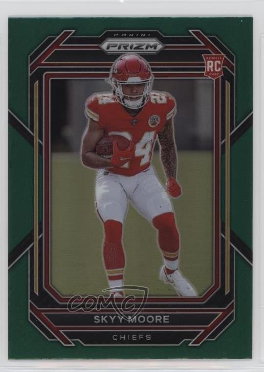 2022 Panini Prizm Rookies Green Prizm Skyy Moore #331 1j01