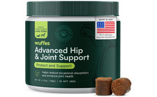 Wuffes Advanced Dog Hip and Joint Supplement with Glucosamine 30 Flavored Chews