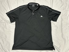 Adidas Polo 2XL Black Dry Fit  