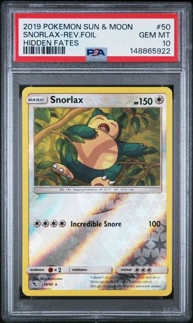 Pokémon TCG Sun & Moon Grade 10 Individual Trading Card Games for