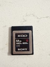 EUC Sony XQD Memory card 64gb G 440mb