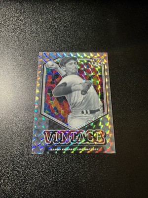 2021 Panini Mosaic Vintage Mosaic Sandy Koufax #V15 Los Angeles Dodgers