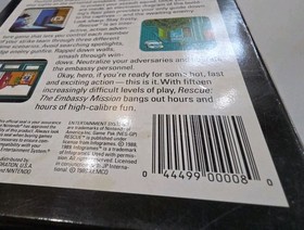 Rescue The Embassy Mission Completo CIB Nintendo Nes Gioco Box Manuale Polistirolo ��