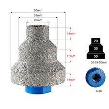 203550mm Step Drill Bit Designed for Easy Hole Opening in Multiple Materials