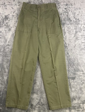 Vintage OG-507 Olive Green Military Issue Trousers From 1983