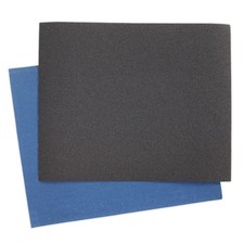 Sealey Emery Sheets Blue Twill 230 x 280mm 80Grit Pack Of 25 - Part No. ES232880