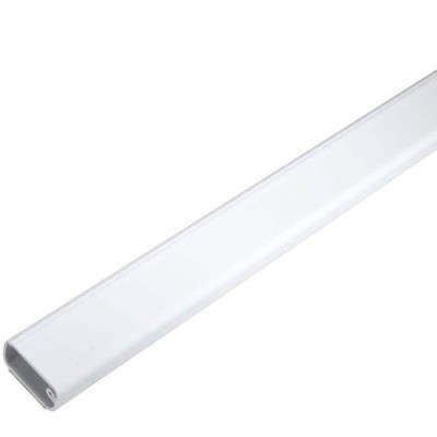 Wiremold CordMate II Cord Cover 5ft Channel Cable Hider White PVC for Home Offic