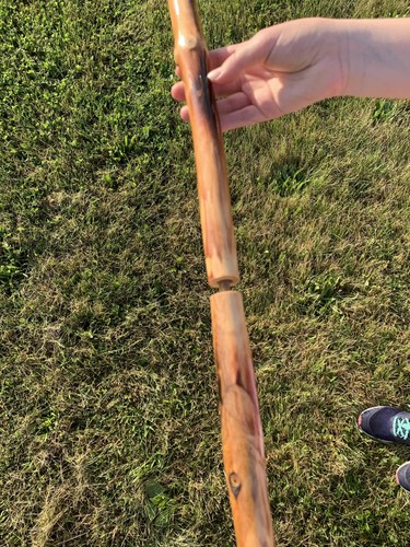 Heartfelt History Classic Wooden Walking Stick (WS-337) - Picture 4 of 7