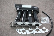 Black Street Version Intake Manifold 1.0l Spacer For Honda B Vtec B16 B18 Gsr