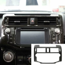 Center Console Navigation GPS Panel Trim Cover for 4Runner 2010-19 Carbon Fiber