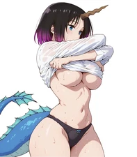 Elma Dragon Maid Waifu Sticker 6" Anime Car Decal Weatherproof