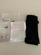 1 Pair Transition Tights in BLACK Size Girls XL Height 57" - 65"