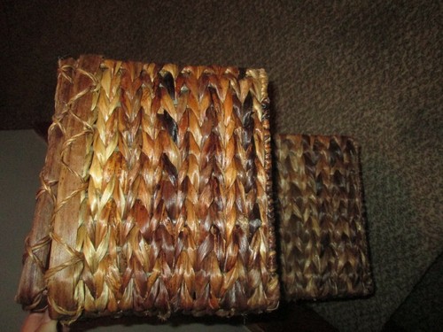 WICKER STAIR STEP BASKET WITH HANDLE - Picture 5 of 7