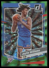 2023-24 Donruss Green Laser Holo #178 Jaylin Williams Oklahoma City Thunder