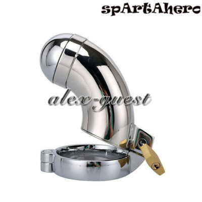 Male Chastity Belt Cage Binding Lock Stainless Steel Device Removable