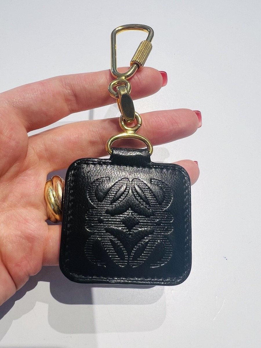 Loewe Black Leather Logo Key Chain | eBay Loewe Black Leather Logo Key Chain | eBay