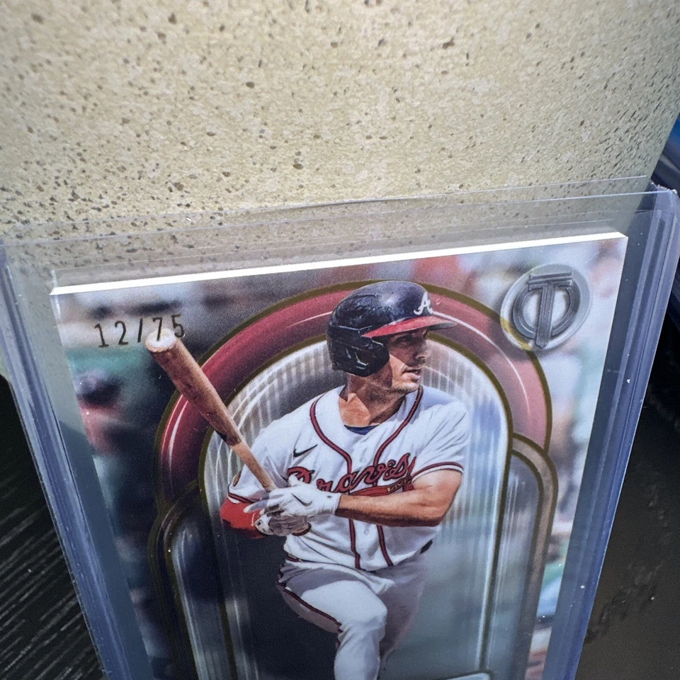 2024 Topps Tribute Gold 54/75 Matt Olson #2 Atlanta Braves - Image 3 of 3