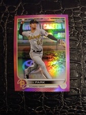 2022 Topps Chrome Hoy Park Pink Refractor RC Pittsburg Pirates #32