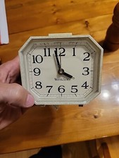 Vintage Westclox Electric Alarm Clock Model 22090-22540 Made in USA Octagon