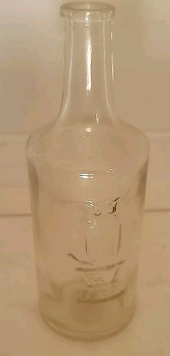 Antique THE OWL DRUG COMPANY Hair Tonic Bottle One Wing 7" H MINT! - 第 1/9 張圖片