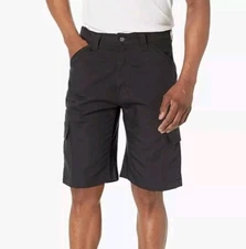NWT DICKIES 11" DURATECH RANGER RELAXED FIT DUCK SHORTS DX704BK MENS 38" BLACK