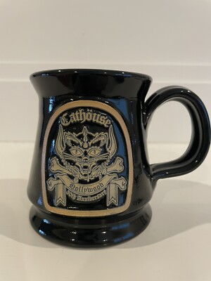 Cathouse Hollywood 2016 Coffee Mug Deneen Riki Rachtman Motorhead Cat Tattoo HTF