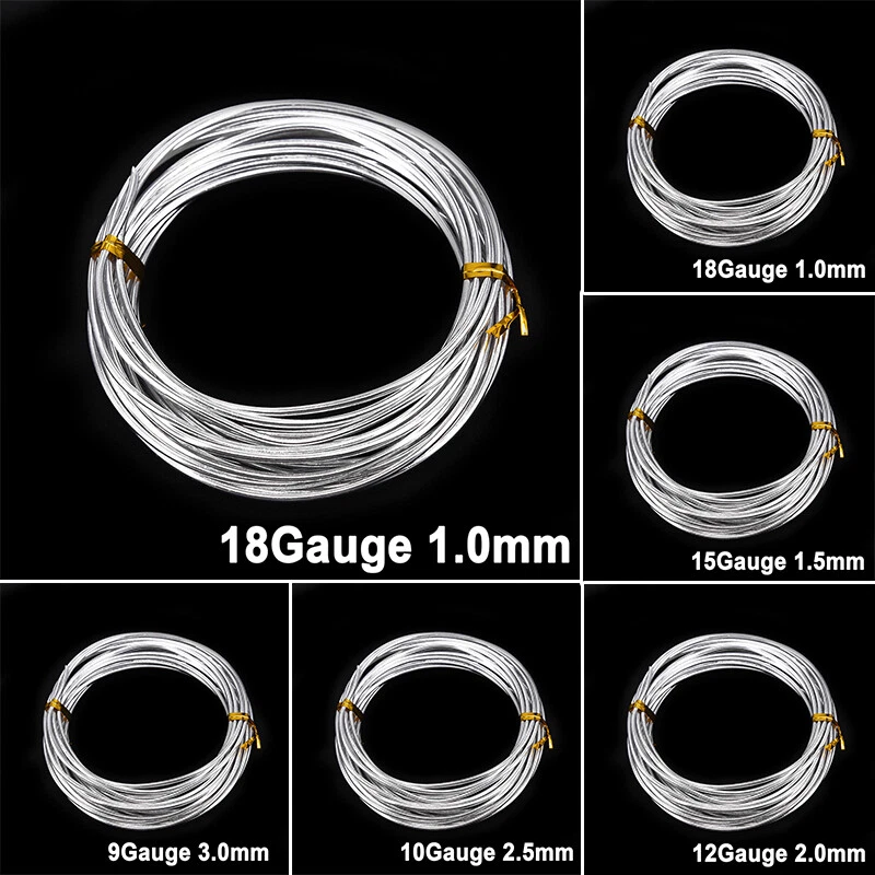 1 1.5 2 2.5 3mm 5m Long Aluminum Craft Wire Materials DIY Jewelry