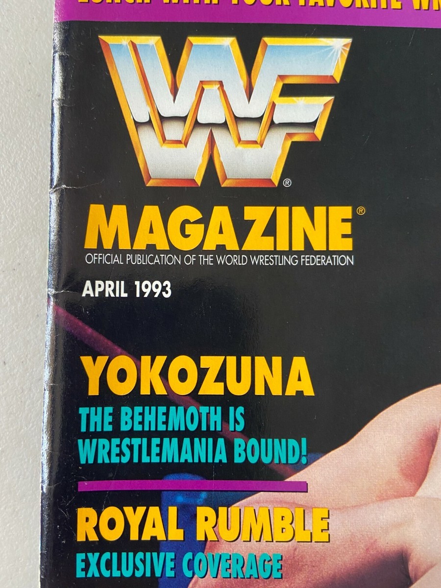 WWF Magazine April 1993 Yokozuna WWE Wrestling | eBay