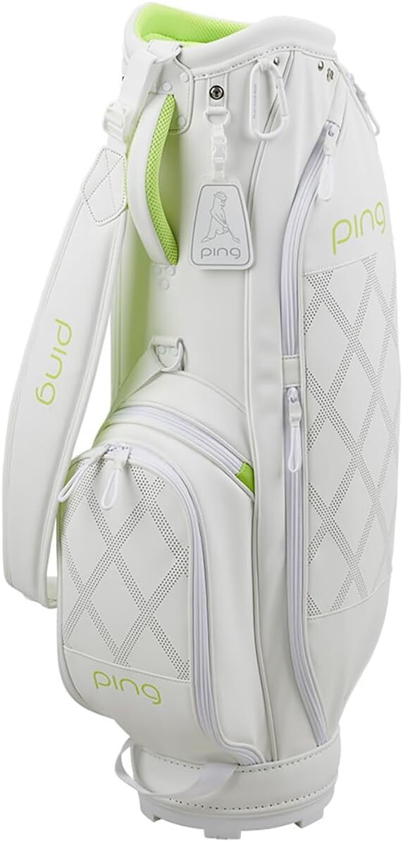Женская корзина для пинг-гольфа Caddy Bag PUNCHING KILT 8,5 x 47 дюймов, 2,9 кг, белый CB-L2305