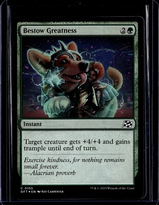 Bestow Greatness - 155 - Foil - DFT - NM - MTG Magic the Gathering