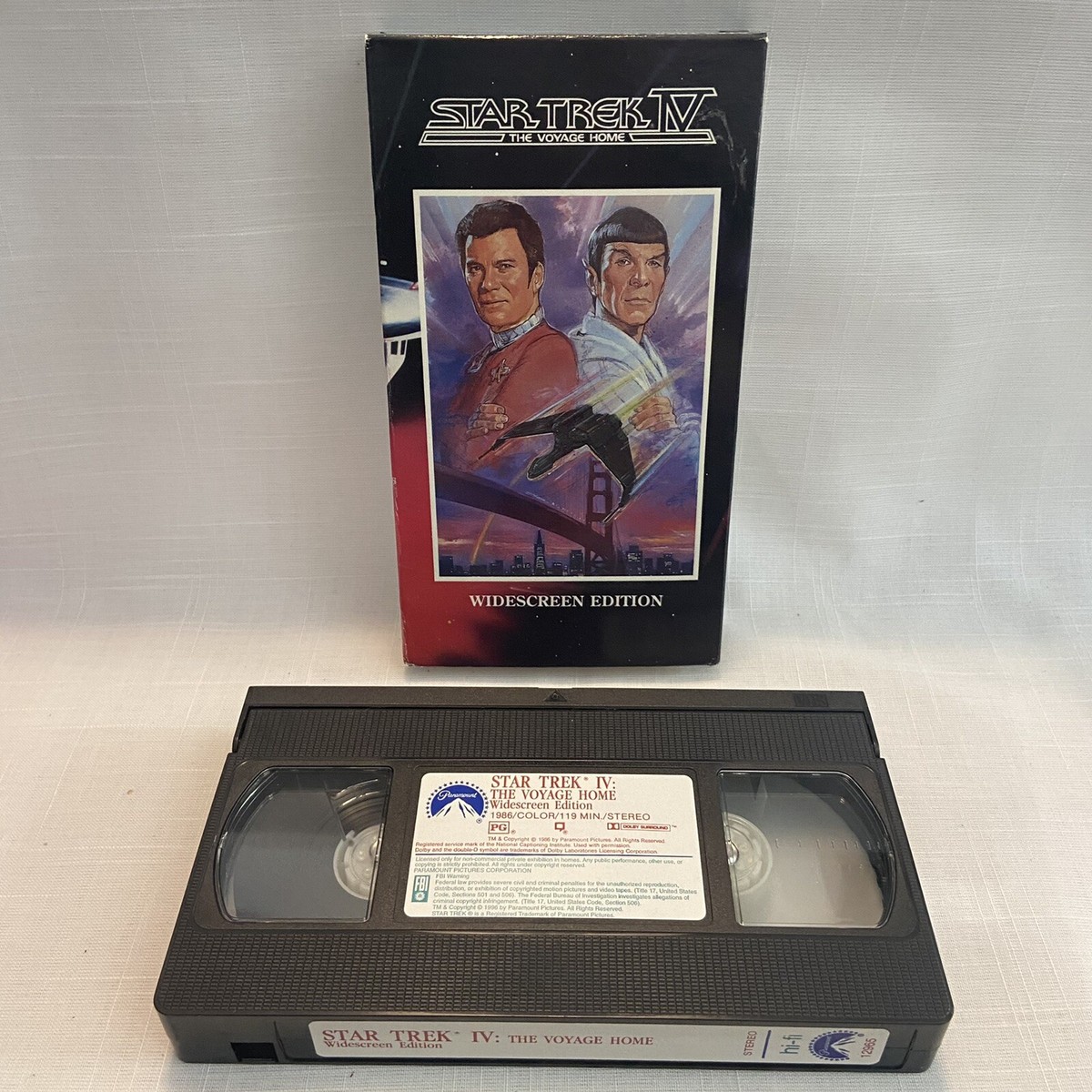 Star Trek IV:The Voyage Home (VHS 1991, widescreen | eBay